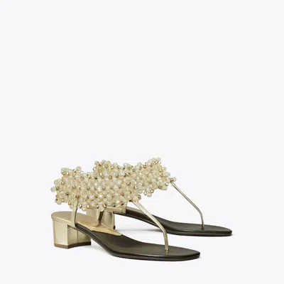 Tory Burch Beaded Heeled Sandal