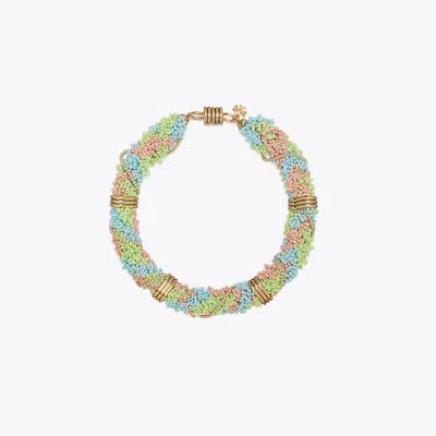 Tory Burch Beaded Short Necklace In Multi