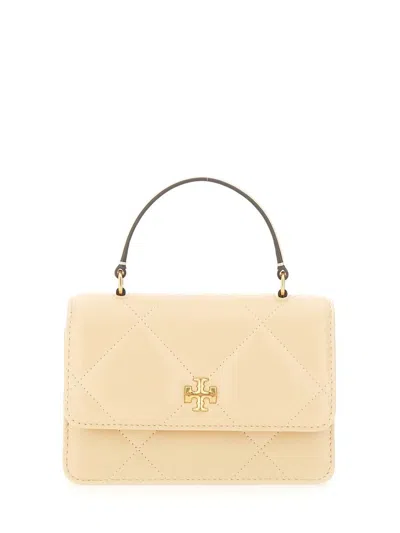 Tory Burch Beige Cow Leather Shoulder Bags