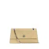 Tory Burch Beige Leather Crossbody Bag In Sand