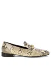 TORY BURCH BEIGE LEATHER MOCCASINS FOR WOMEN