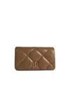 Tory Burch Beige Leather Wallet In Beige