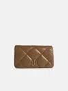 Tory Burch Beige Leather Wallet In Beige