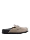 Tory Burch Beige Leelee Mules In Multi
