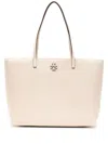 Tory Burch Beige Mcgraw Large Tote In Neutral