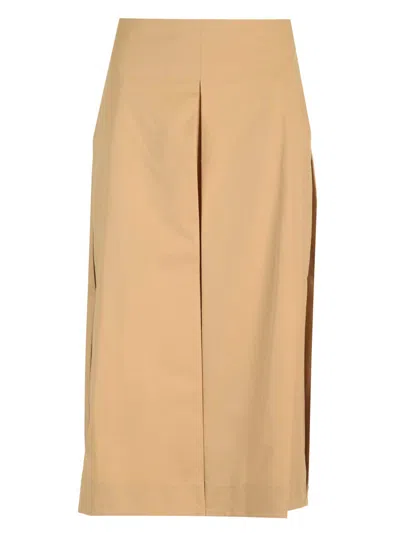 Tory Burch Beige Poplin Skirt