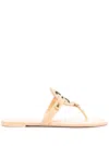 Tory Burch Miller Soft Sandal In Beige