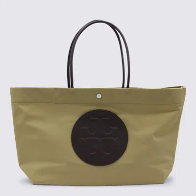 Tory Burch Beige Totes In Green