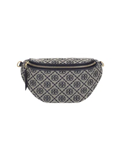 Tory Burch T Monogram Jacquard Belt Bag In Tory Navy