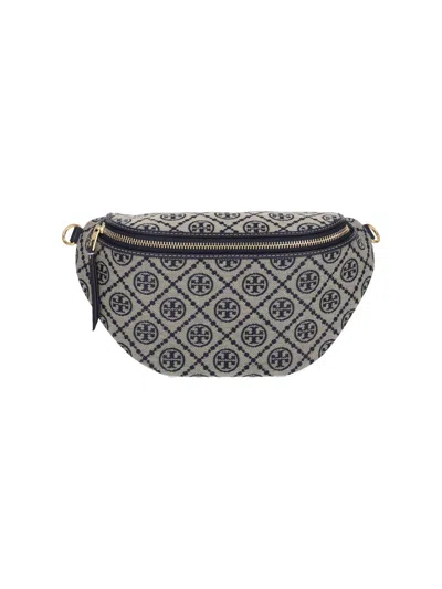 Tory Burch T Monogram Jacquard Belt Bag In Tory Navy
