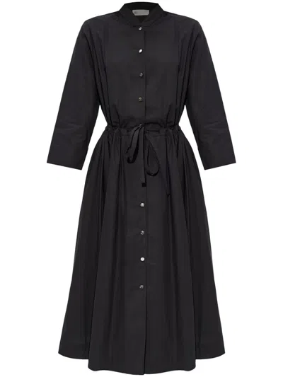 TORY BURCH BELTED COTTON SHIRT DRESS