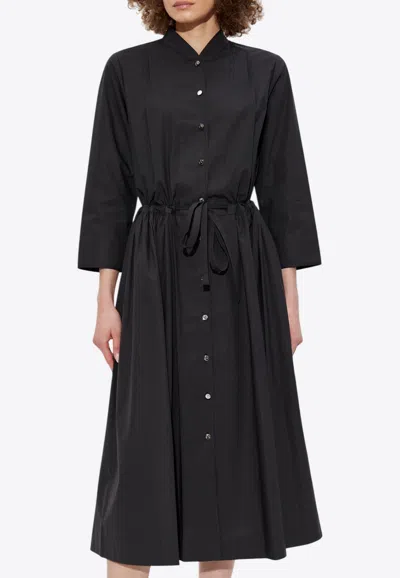 TORY BURCH BELTED MIDI SHIRT DRESS