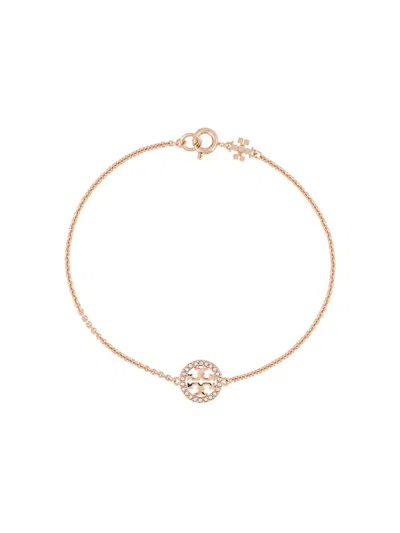 Tory Burch Bijoux In Rose Gold / Crystal
