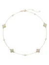 Tory Burch Kira Clover Pearl Necklace