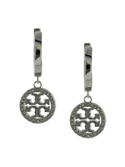 Tory Burch Bijoux In Tory Silver / Crystal