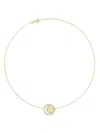 Tory Burch Miller Double Ring Pendant In Gold
