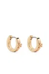 Tory Burch Double T-motif Polished Earrings In Oro