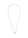 Tory Burch Golden Logo Pendant Necklace In Gold