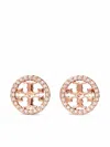 Tory Burch Bijoux In Rose Gold / Crystal