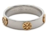 Tory Burch Miller Stud Ring In Silver