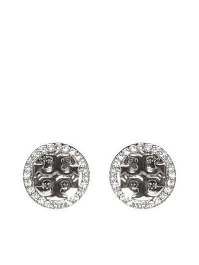 Tory Burch Bijoux In Tory Silver / Crystal