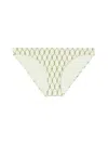 Tory Burch Printed Bikini Bottom In Green