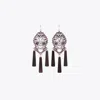 Tory Burch Bird Earrings In Metallic
