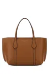 Tory Burch Biscuit Leather Mini Perry Handbag In Sand