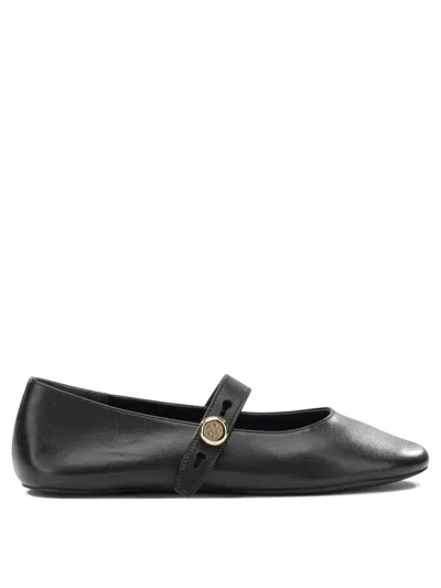 Tory Burch 芭蕾舞平底鞋 In Black