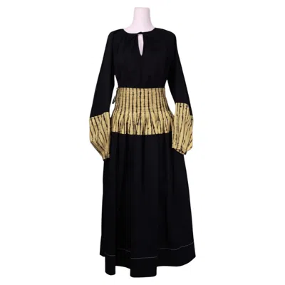 Pre-owned Tory Burch Black & Yellow Two-piece Set - Us 4 / Eu 36