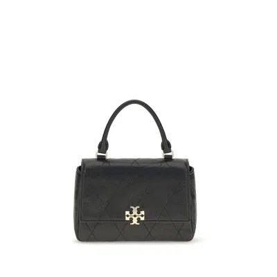 Tory Burch Black Calf Leather Bos Taurus Wallet