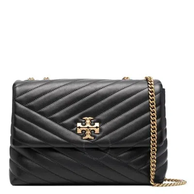 Tory Burch Black Chevron Kira Convertible Shoulder Bag