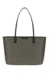 Tory Burch Black Cotton Ever-ready Small Tote Bag