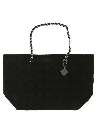 Tory Burch Black Elastane Shoulder Bag