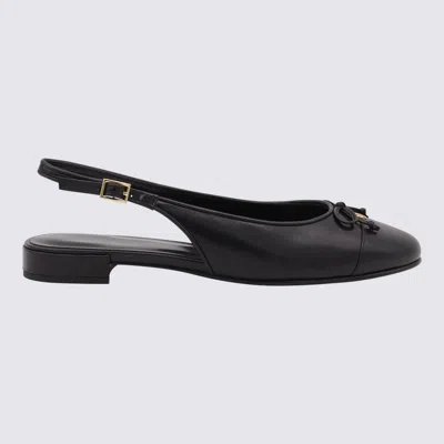 Tory Burch Black Flats