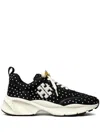 Tory Burch Good Luck' Studded Sneakers – Black In Black