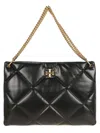 Tory Burch The Kira Diamond Quilted Satchel Is Irresistibly Soft Thanks To Its Quilted Texture. A Cl In Black