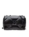 Tory Burch Black Kira Diamond Shoulder Bag In Black