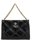Tory Burch Black Kira Diamond Shoulder Bag In Black