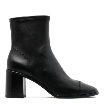Tory Burch Black Leather Ankle Boots