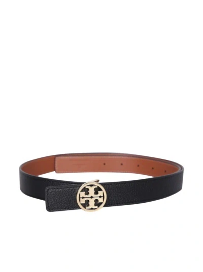 Tory Burch Black Leather Belt