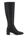Tory Burch Cap-toe Knee High Boot 55mm In Black