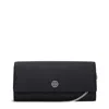 Tory Burch Black Leather Clutch Bag In Black
