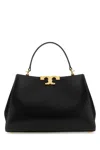 Tory Burch Black Leather Eleanor Handbag In Black