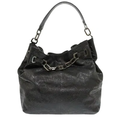 Pre-owned Tory Burch Black Leather Handbag Shoulder Bag ()