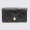 Tory Burch Black Leather Kira Crossbody Bag In Black