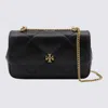Tory Burch Black Leather Kira Diamond Quilt Mini Shoulder Bag In Black
