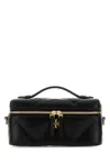 Tory Burch Black Leather Kira Handbag In Black