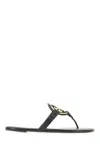 Tory Burch Miller Logo Thong Sandals