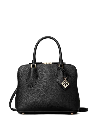 Tory Burch Black Leather Mini Swing Handbag